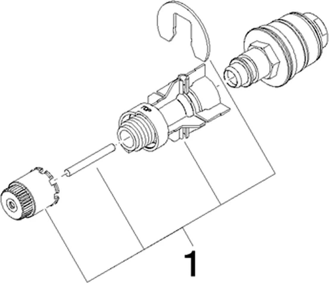Dornbracht Thermostatkartusche G3/4, 1 Stk.