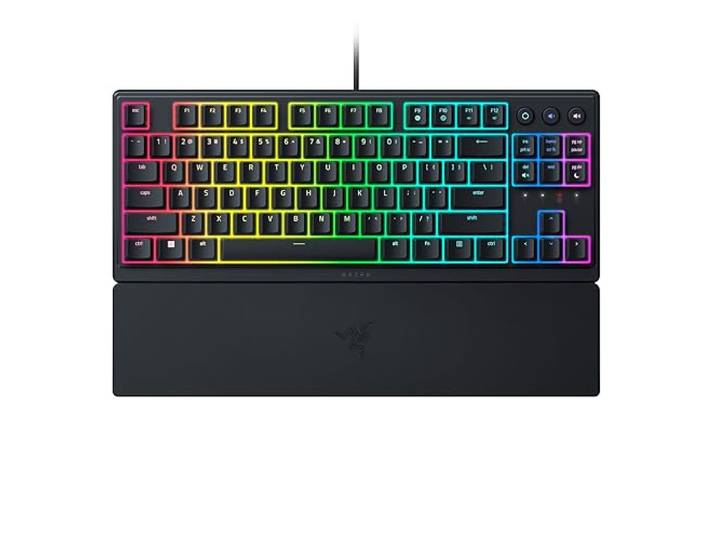 Razer Ornata V3 Tenkeyless - Compact Flat Gaming Keyboard QWERTY US-Layout Zwart