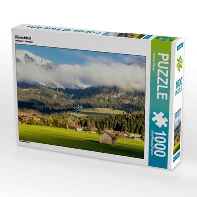 CALVENDO Puzzle Oberstdorf | 1000 Teile Lege-Größe 64x48cm Foto-Puzzle für glückliche Stunden