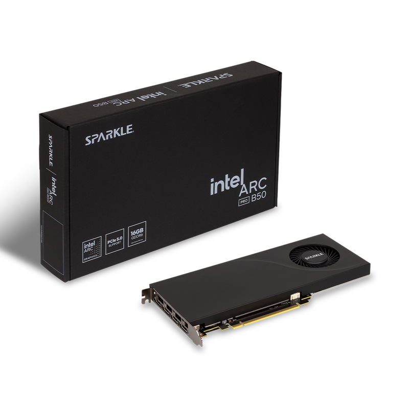 Sparkle Arc Pro B50 Grafikkarte, 16384 MB GDDR6