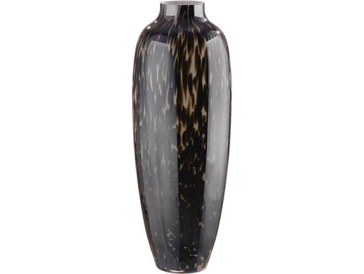 Bodenvase GILDE Vase Afrika , braun, B:23cm H:61,5cm T:23cm, Glas, Vasen, Bodenvase