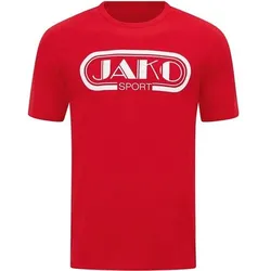 JAKO Herren Shirt T-Shirt Retro, Größe S in Rot Rot
