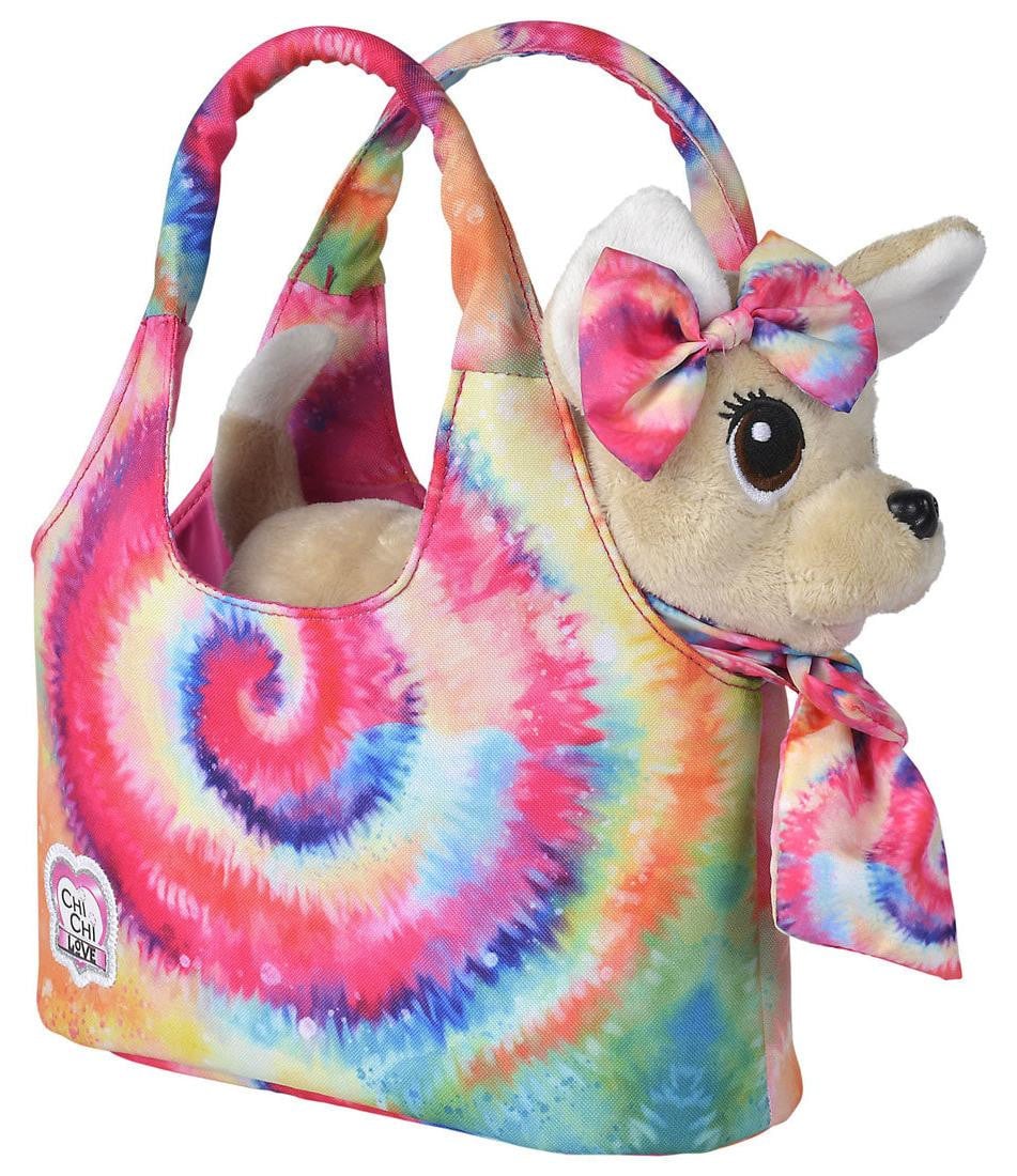 Simba Chi Chi Love Piesek pluche knuffel in batik-stijl met zakje