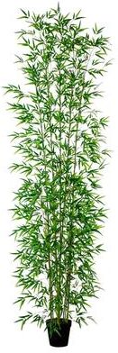 Nearly Natural 12' Artificial Green Bamboo Tree
