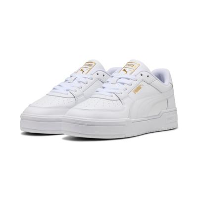 Sneaker PUMA "CA PRO CLASSIC II", Damen, Gr. 38, weiß (puma weiß), Leder, unifarben, Schuhe Sneaker, für Freizeitaktivitäten, mit atmungsaktivem Mesh-Futter