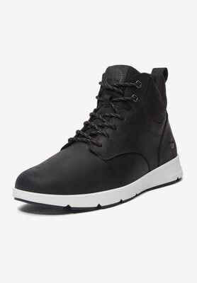 Men's Timberland® Parker Street Mid Lace-Up Sneaker Boot by Timberland in Black (Size 14 M)