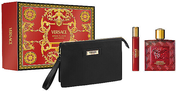 VERSACE Geschenkset - Eros Flame Eau de Parfum Set 100ml / 10ml EG