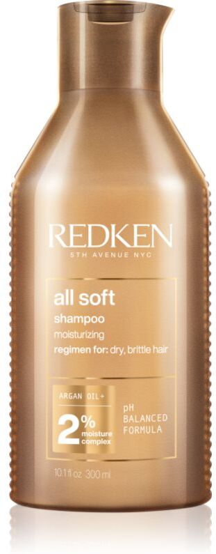 Redken All Soft Shampoo mit ernährender Wirkung für trockenes und zerbrechliches Haar 300 ml