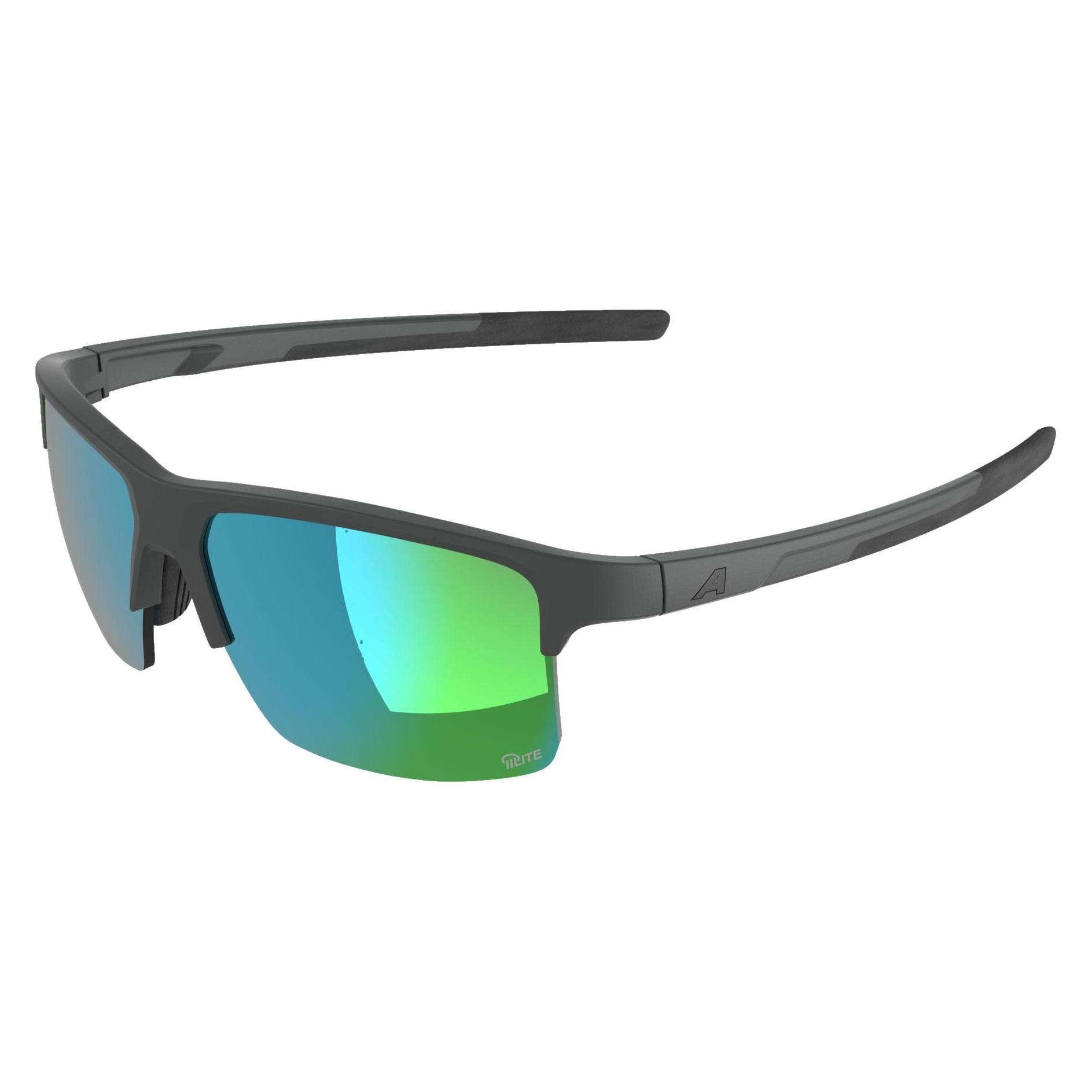 Alpina Eagle Q-Lite (Midnight-grey matt, Mirror Green) (A8770)