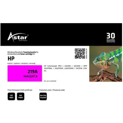 Astar, Toner, AS20506 HP 219A CLJ Cartridge