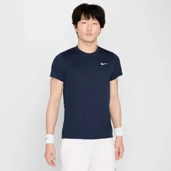 NIKE Court Victory Dri-FIT kurzarm Tennisshirt Herren 451 - obsidian/white XL