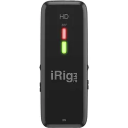 IK Multimedia Mikrofon Vorverstärker Pre HD (USB), Audio Interface, Schwarz