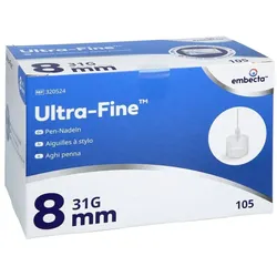 ULTRA-FINE Pen-Nadeln 8 mm