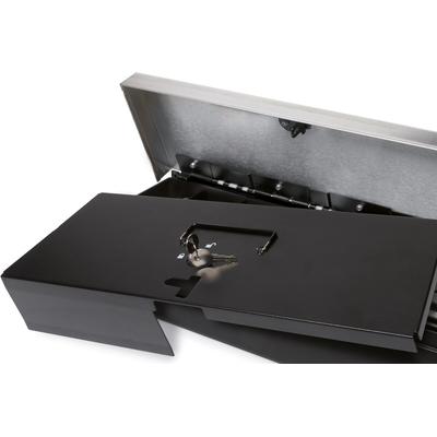 Safescan Deckel abschließbar für Kassenlade SD-4617S schwarz Packung mit 2 Stück