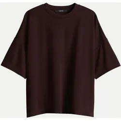 Oversized Milano Shirt Konika Braun 38