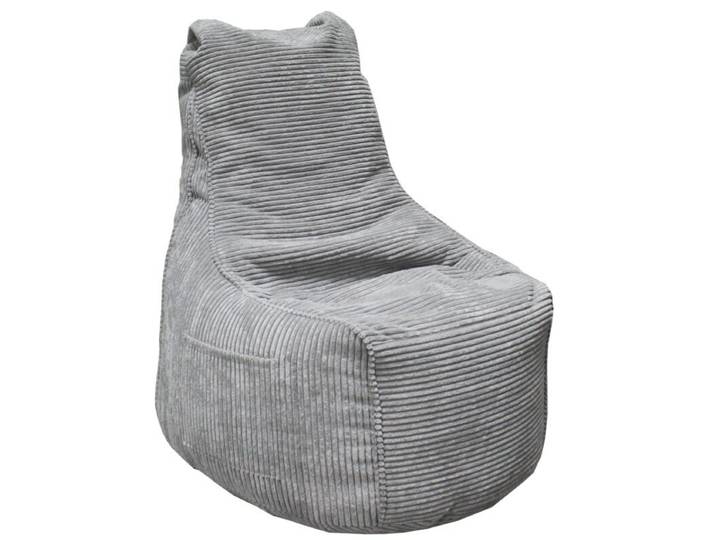 Trendstore Levon Sitzsack in Cord - Cord Poso hellgrau Modern