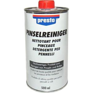 Presto Verdünnung 169878, 500ml, Pinselreiniger für verschmutzte Pinsel und Rollen