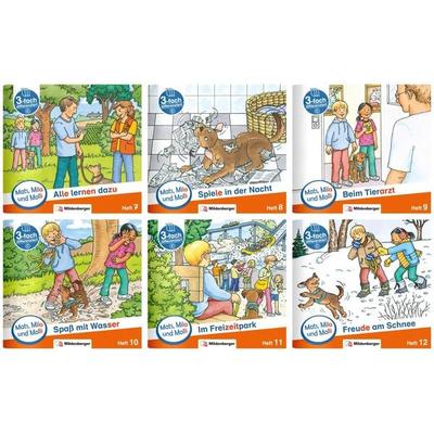 Paket – Mats, Mila und Molli – Heft 7–12, Schwierigkeitsstufe C, Set von Helge Weinrebe, Mildenberger Verlag GmbH, 978-3-619-01960-1