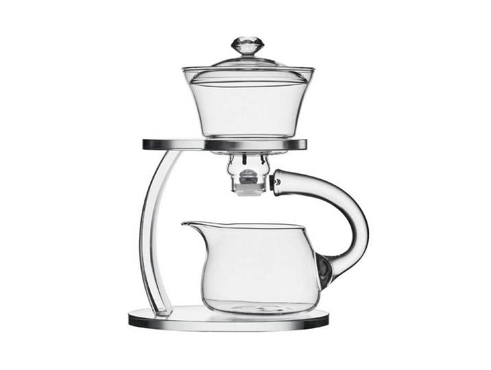 LuxusKollektion Teekanne Teekanne Glas Halbautomatik Lazy Kungfu Transparent