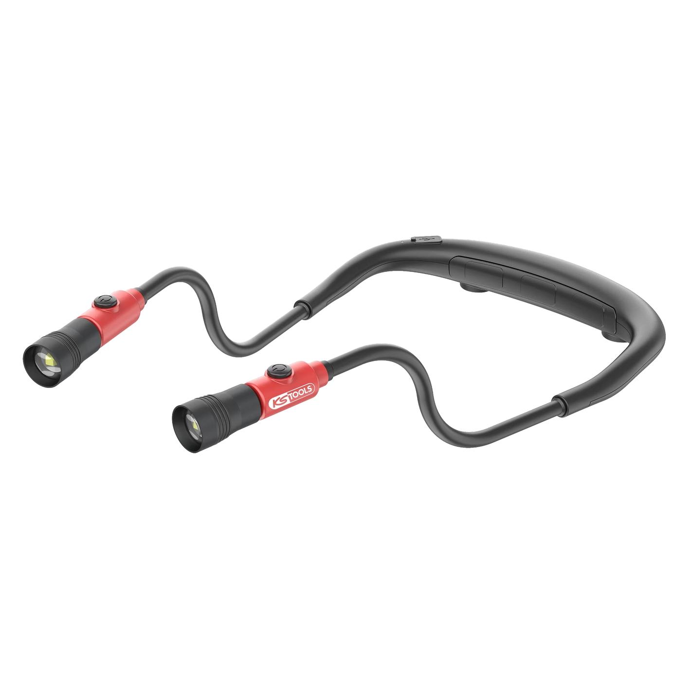 KS Tools Wiederaufladbare LED-Stirnlampe, 400 Lumen (400 lm) (550.1310F)
