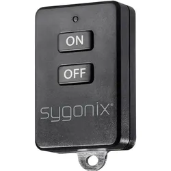 Sygonix RS2W Funk-Fernbedienung Mini (Gerätespezifische Fernbedienung, Radio Frequency (RF)), Fernbedienung, Schwarz