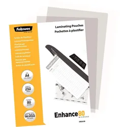 Fellowes Laminierfolien glänzend 80 mikron A4