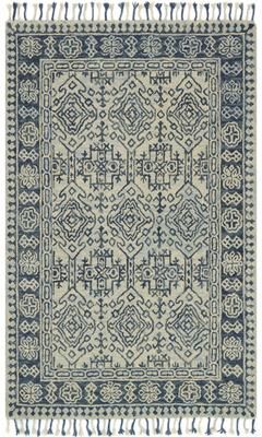 Alexander Home Sahara Mist Boho Hand-Hooked Wool Rug