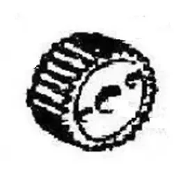 Ersatzteil Wirbel Zahnkranz Candia 43/53 Wirbel Zubehör und Ersatzteile 14-252