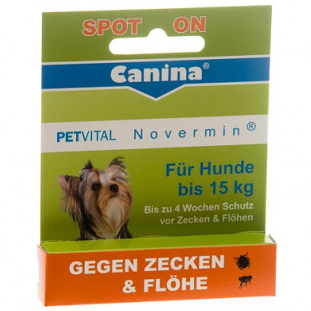 Petvital Novermin flüssig f.Hunde bis 15 kg 2 ml Flüssigkeit