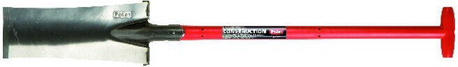 Bêche de drainage Fiber 5001 380 x 140 mm 850 mm avec poignée en T ; Polet Quality Products (101384E)