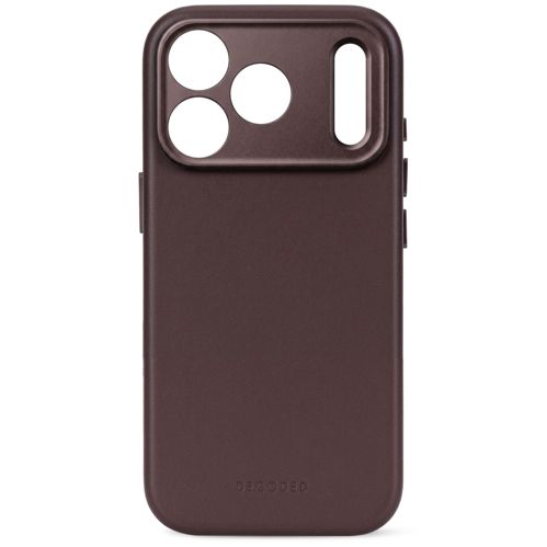Decoded Leather Backc. iPhone 18 Pro Chocolate Brown