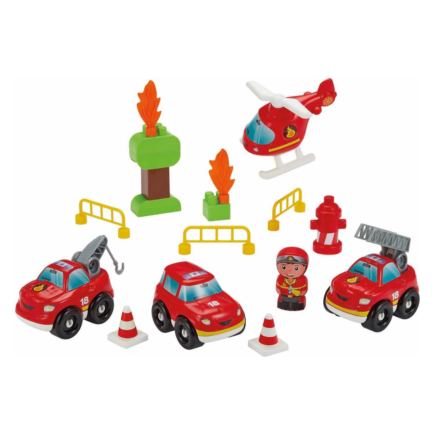 Abrick Feuerwehrwagenkoffer - 40 Stück. (3359)