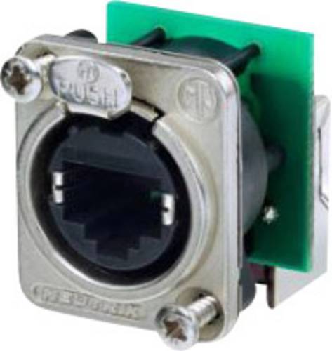 Neutrik NE8FDP-R RJ45 Datensteckverbinder etherCON D Serie NE8FDP-R Buchse, gewinkelt Pole: 8P8C Nickel 1St.