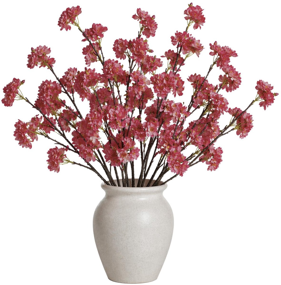 Mica Decorations Kunstbloem Bloesem Floral - Roze - Hoogte: 106 cm