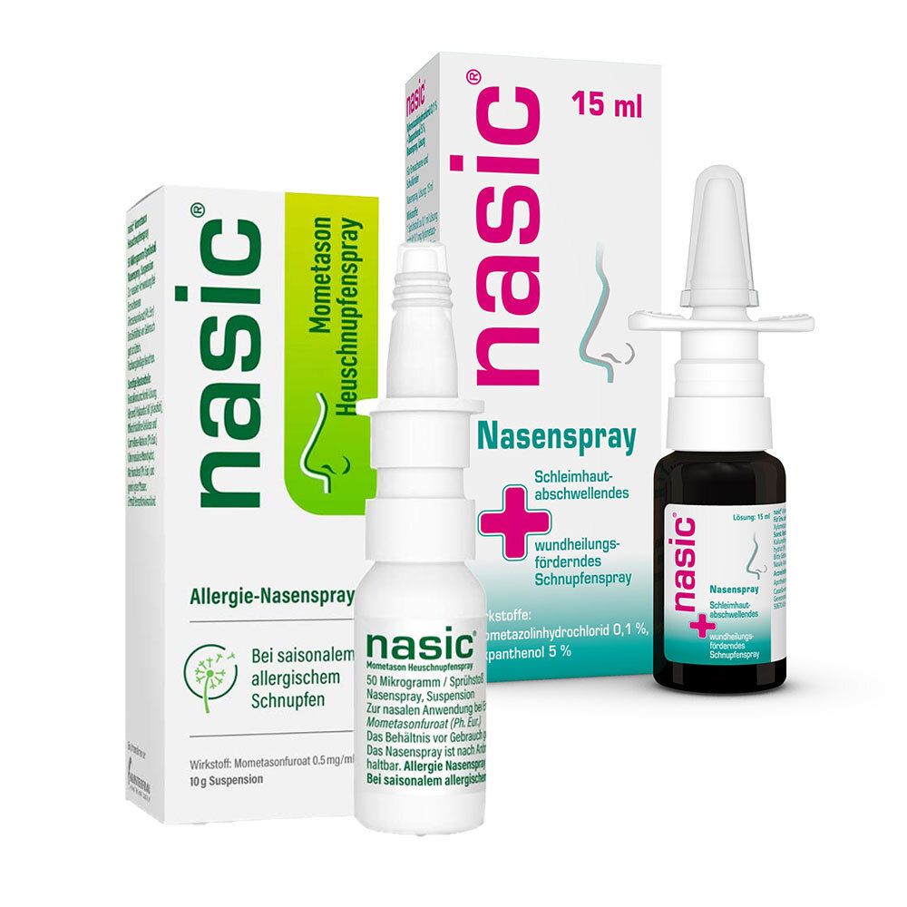 Nasic Momentason Heuschnupfenspray & Nasenspray 1 St Set