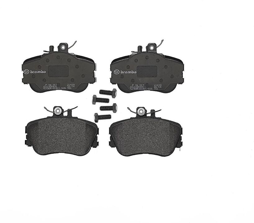 Brembo Bremsbelagsatz, Scheibenbremse Bremsbeläge, Richtungsgebunden P 06 017 Für Mercedes