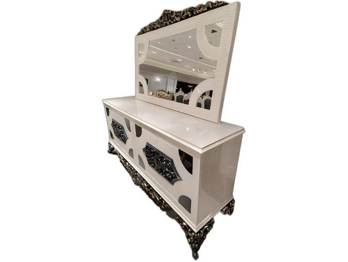 Xlmoebel Sideboard Elegante Kommode mit Spiegel in hochwertiger Verarbeitung (Kommode mit Spiegel, 2 St., Kommode mit Spiegel), Hergestellt in Europa