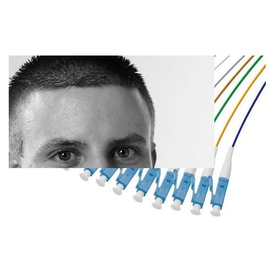 Ekivalan Lot de pigtails OS2 G652D LC-UPC Low Loss 900µm 12 couleurs 2m (2 m) (COP008CUP0020-12A)