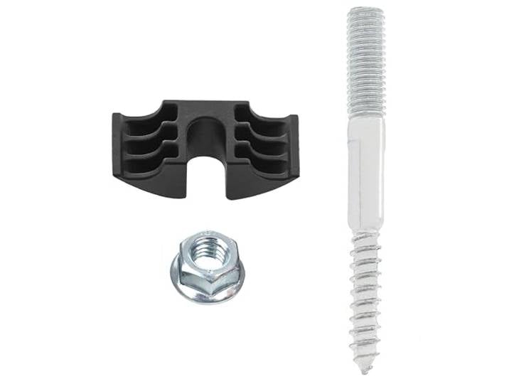 Spare Hardware Parts MALM Lot de 4 pièces de cadre de lit pour tête de lit (remplacement pour pièce IKEA #122998 + 114254 + 114334)