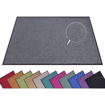 Fußmatte HANSE HOME "Wash & Clean" Gr. 18, grau, B:90cm H:7mm L:150cm, Kunstfaser, Teppiche, Fußmatte, Schmutzfangmatte, Türmatte, In- und Outdoor, Teppich, Läufer, waschbar