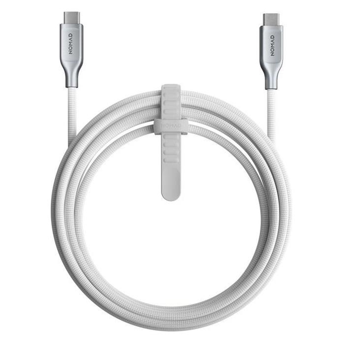 Nomad Kevlar USB-C to USB-C Cable 3 m White (3 m, USB 2.0, 240 W) (NM014681858)