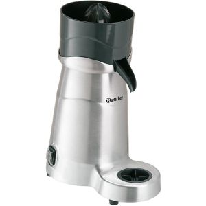 Bartscher Zitronenpresse Joy, 150140, elektrisch, 180 Watt, 21 x 41,5 cm, silber/schwarz, Aluminium
