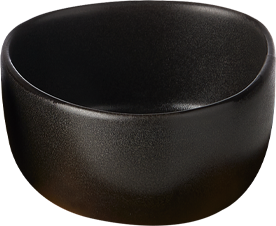 Aida Raw Organic Skål - Titanium Black