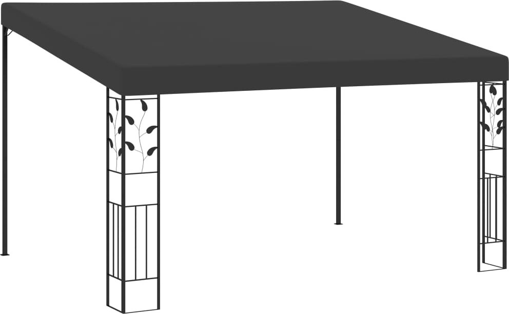 Wand-Pavillon 4x3x2,5 m Anthrazit