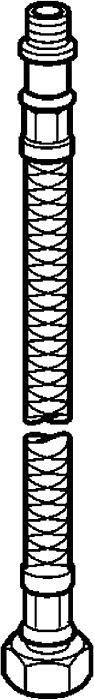 Hansa Druckschlauch Cobra 400 mm 59911682 G3/8", L=400