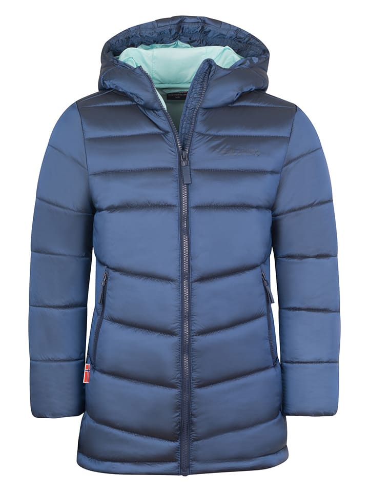 Trollkids Wintermantel "Trondheim" in Blau - 104