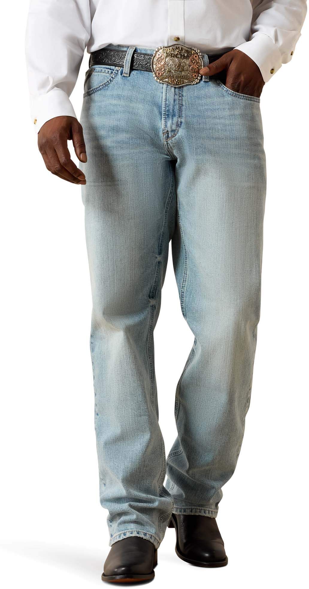 Men's M3 Loose Kipp Straight Leg Jeans in Wade, Size: 34 X by Ariat