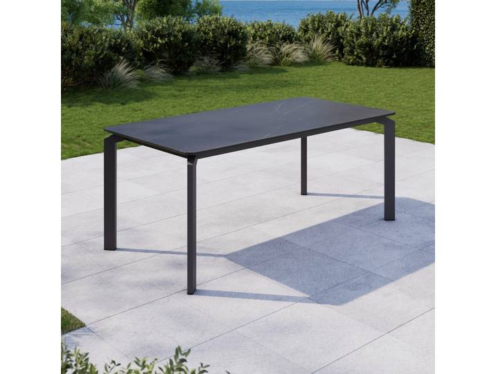 Gartentisch Cancun Anthrazit Aluminium