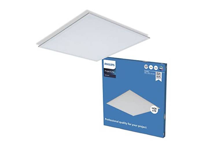 Philips Projectline LED-Deckenleuchte, helle Deckenleuchte 3.400 m, Kaltweiß 4.000 K, UGR <19, bürotaugliche Beleuchtung, lange Lebensdauer 35.000 Stunden, flach, 595 x 595 x 34 mm