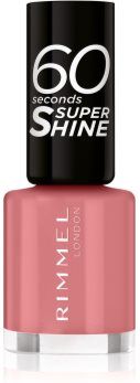 Rimmel 60 Seconds Super Shine verniz tom 235 Preppy In Pink 8 ml. 60 Seconds Super Shine